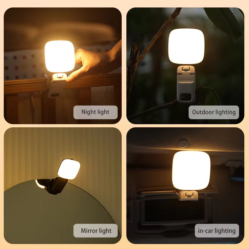 Mini LED Clip Light D1 – Lumière Portable pour Selfie et Streaming