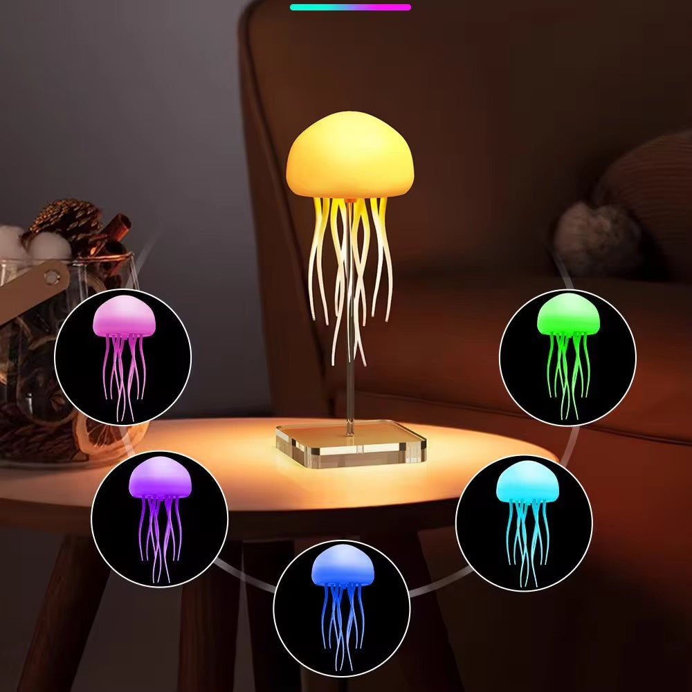 Lampe Méduse 3D – Veilleuse LED Multicolore Apaisante