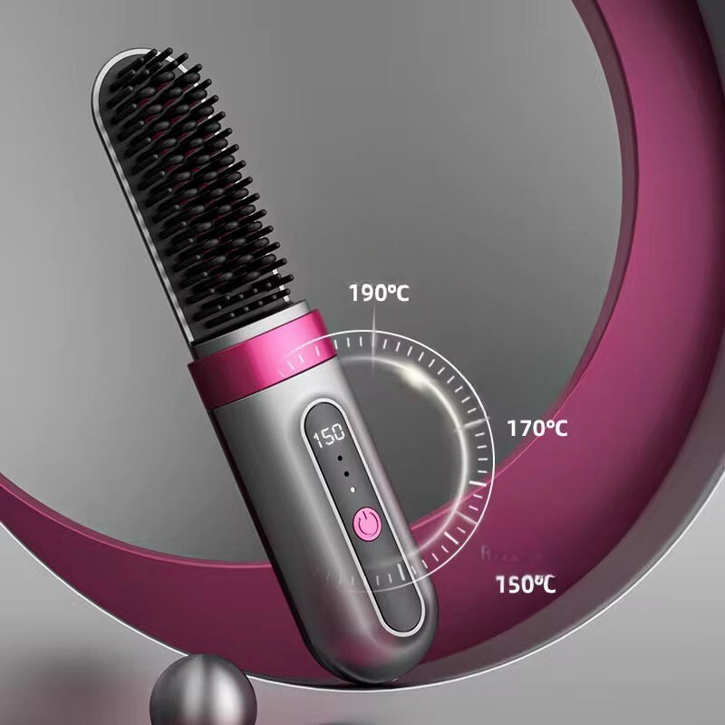 Brosse chauffante portable